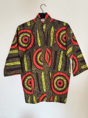 Unisex Oversized Lightweight Kimono-Style Jacket Earth Connect (M)