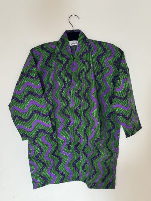 Unisex Oversized Lightweight Kimono-Style Jacket Rhythm (XS)