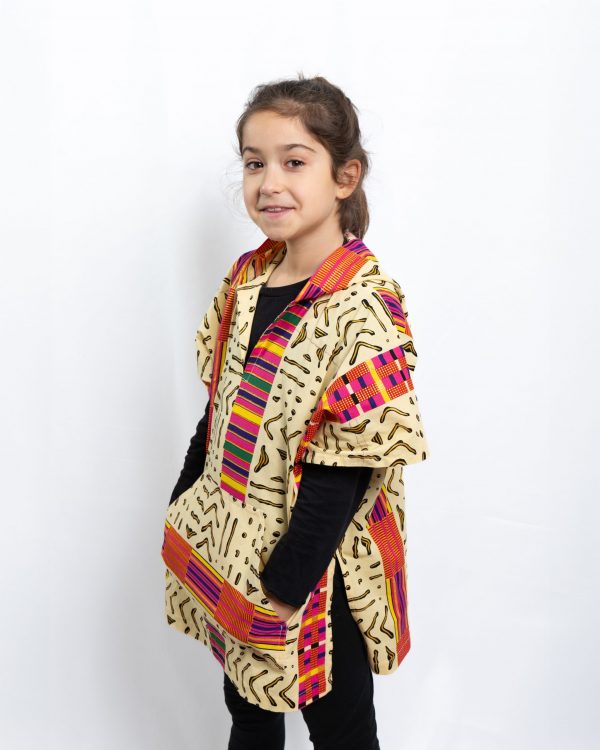 Unisex Oversized Lightweight Poncho for Kids Sunny Nomad